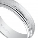 Argolla de matrimonio de plata 5mm facetado (5750133)