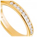 Anillo de compromiso de oro y diamantes (74A0050)