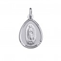 Medalla de oro blanco imagen Virgen de Guadalupe (1B903255)