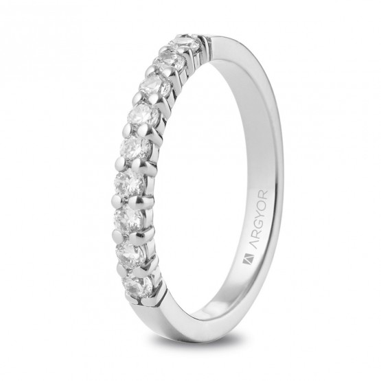 Churumbela blanco diamantes 0,50ct 074B0058 Argyor MX Talla anillo 4 Tipo de piedra Circonita