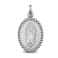 Medalla de plata Virgen de Guadalupe oval (1271255)