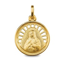 Medalla de oro Virgen de Guadalupe calada (1280242)