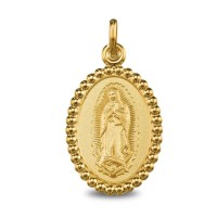 Medalla de oro Virgen de Guadalupe oval (1271255)