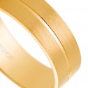 Argolla matrimonial plana en oro de 14k (5160494)