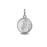Medalla de plata imagen de Cristo con niña (1260470)