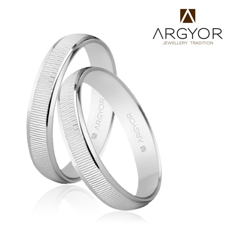 anillos de matrimonio oro blanco 5B30430 argyor
